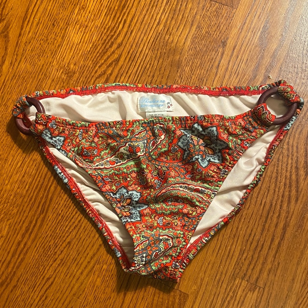 Shoshanna Swimwear Paisley Swim Bottoms